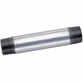2 x 4 Galvanized Steel Pipe Nipple, 150 PSI