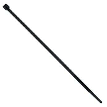 Attaches de câble 8 cm en polypropylène noir pour stopper le désordre