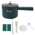 Electric Cooker, Electric Pot Green Large Capacity Multifunctional Mini Hot Pot for Dormitory - Image 2