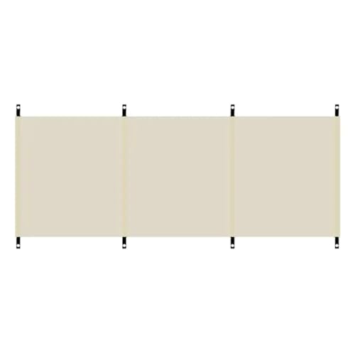 YDYAENIO Paravientos Camping Parabrisas de Tela Oxford 210D for Exteriores, portátil, Plegable, for Playa y jardín(White) no Pole
