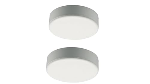 Deckenrosette 2’er Set von BLUE BUTTON GOODS - weiß- 2-teilig/ca. 70mm Durchmesser / 25mm Höhe/seitliche Auslässe zum Ausstechen