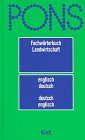 Hardcover PONS Fachwo¨rterbuch Landwirtschaft: Englisch-deutsch, deutsch-englisch (German Edition) [German] Book