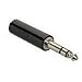 33-089-BU, Conn 1/4" Stereo Phone Plug PL 3 POS Crimp/Solder ST Cable Mount 1 Port Bulk (25 Items)