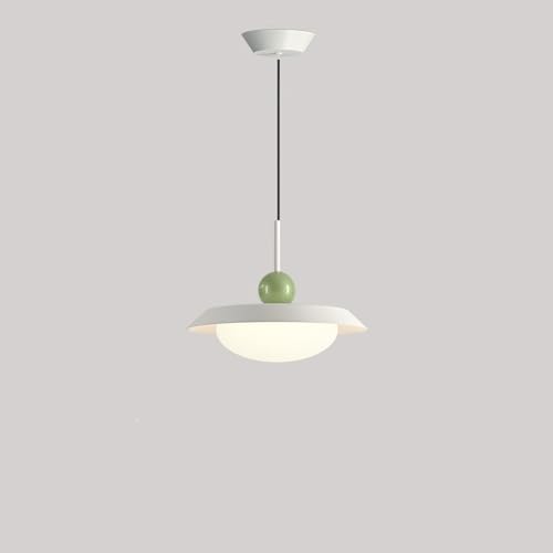 Lampe Acrylique de 15,7 Pouces Lustres en Fer Forgé Blanc Chic