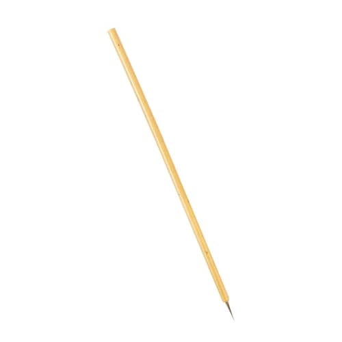 Holibanna 石灌勾線筆 特製小号伝統的書道筆 耐久性描画用水彩ブラシ 書道初心者向け画絵筆 学生用ステーショナリーインクブ ランダムカラー