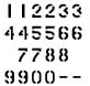 3 inch Military Number Stencil Set | Large Font | 10 mil | Paint Stencils for Labels and Wall Signs