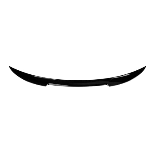 LHD/RHD Compatible with Genesis G70 2020-2026 ABS Car Tuning Rear Roof Spoiler ABS Trim Strip Trunk Wing Lip Cover Car Accessories(Black)