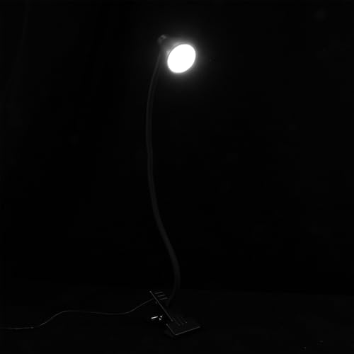 Lámpara de Mesa Noche Clip USB Negra para Lectura miniatura 1