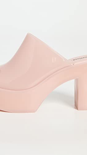 Melissa Women's Mule Platform Clogs, Beige, Pink, 7 Medium Us #TOP4