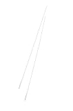 Neolab 2–1022 Tampons de coton Tête de poignée en aluminium 150 mm 2 mm Lot de 100...