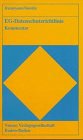 EG-Datenschutzrichtlinie, Kommentar 3789045179 Book Cover