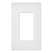 Lutron Claro 1 Gang Decorator Wallplate, SC-1-SW, Snow