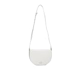 calvin klein borsa a tracolla donna daily saddle bag pebble piccola, bianco (bright white), taglia unica