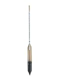 1.000-1.600 Specific Gravity Hydrometer for Liquids Heavier Than Water Various Ranges; Division 0.001 (SGH002)