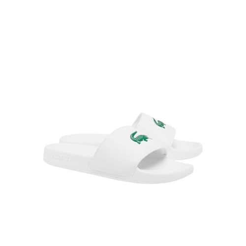 Lacoste Men's Serve Slide 0.0, Yellow & White Croc, 7