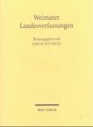 Weimarer Landesverfassungen
