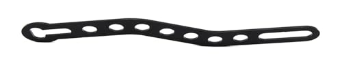Support d'échappement moto rétro noir universel pour fixation de silencieux