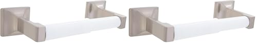 Image of Design House 539171 Millbridge Bath Accessories, Toilet Paper Holder, Satin Nickel (Pack of 2)