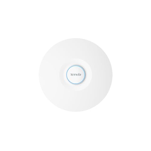Tenda i29 AX3000 WiFi 6 PoE Access Point mit 2 Gigabit Ports (802.11ax Dualband, WPA3 Sicherheit,...