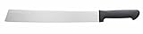 14 inch Melon Knife Professional Slicing Knife for Watermelon, Cantaloupe, Honey Dew, Heavy Duty Commercial Cutlery - Cozzini Cutlery Imports (14 inch Melon Knife), Black