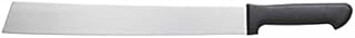 14 inch Melon Knife Professional Slicing Knife for Watermelon, Cantaloupe, Honey Dew, Heavy Duty Commercial Cutlery - Cozzini Cutlery Imports (14 inch Melon Knife), Black