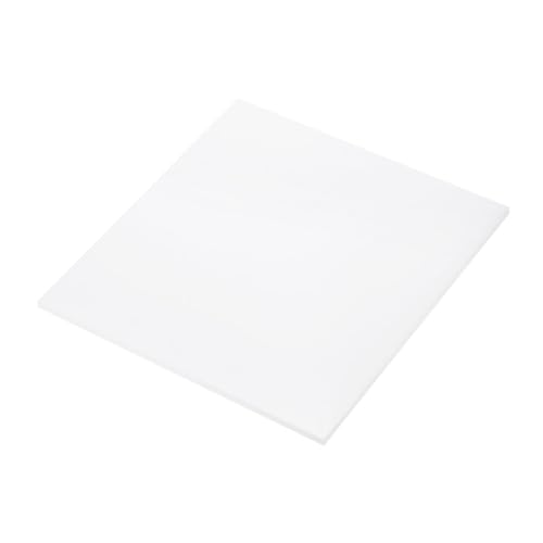 Image of 6 x 6 Inch UHMW Polyethylene Sheets, 1 /16 Inch Thick Ultra High Molecular Weight White Plastic Sheet [for Home, Industrial]