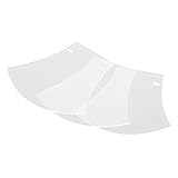 FONDOTIN 3pcs Acrylic Mask Templates Kit Face Cover Sewing Rulers for Custom Mask Making Craft Accessories for All for Creative Projects