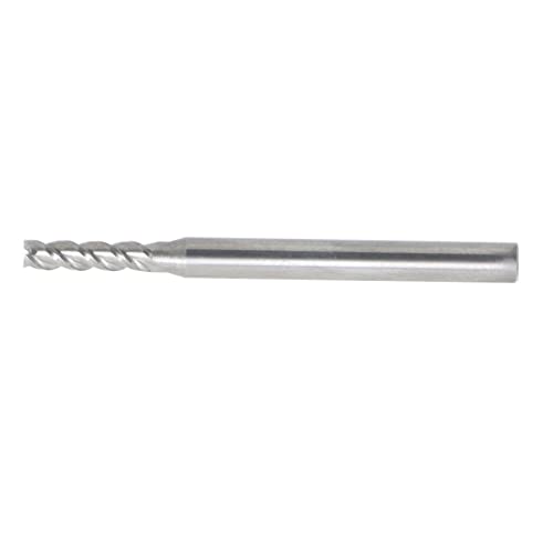 Image of 3 /32 Inch Blade Diameter 4 Flute Carbide End Mill 3 /8 Inch Cutting Length x 1-1 /2 Inch Overall Length x 1 /8 Inch Shank Diameter Suitable for Aluminum Cutting Nonferrous Metals Up Cutting 5 Pieces