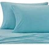 Pure Beech Jersey Knit 4 Piece Sheet Set 100% Modal FULL Heathered Aqua