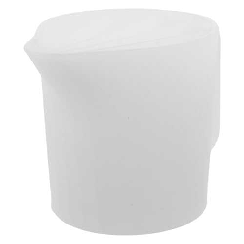 PLAFOPE Silikon Split Cup mit Griff und Fünf Getrennten Kammern Langlebig und Leicht zu Reinigen für Acrylfarben Harzgießen und Kreative Maltechniken