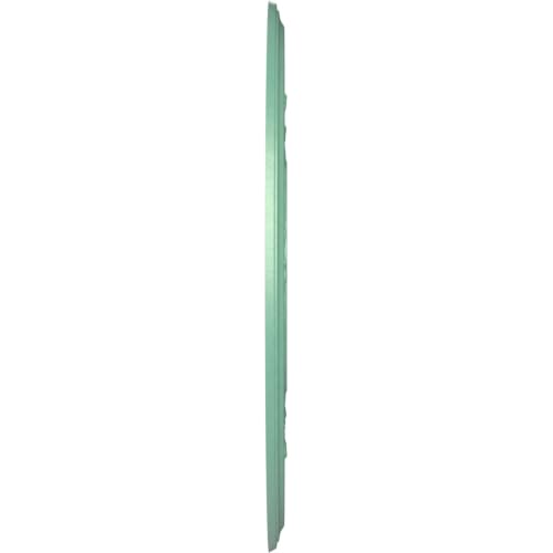 Image of Ekena Millwork CMP22BAFSM Baltimore Thermoformed PVC Ceiling Medallion (Fits Canopies up to 7 3 /4 inch), 22 inchOD x 3 1 /2 inchID x 1 inchP, Universal Pearl Metallic Sea Mist