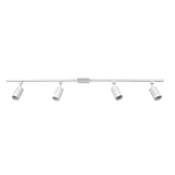 Globe Electric 59740 Tribeca 4-Light 56' Track Lighting Kit, Matte White