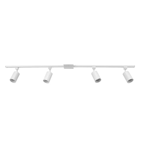 Globe Electric 59740 Tribeca 4-Light 56" Track Lighting Kit, Matte White by Globe Electric - Used condition - US$52.39