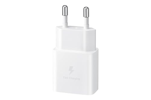 Image of Etguuds Charger Compatible with Samsung Super Fast 15W USB-C Super Fast Charger True 15W Fast Pd Charging Adapter Compatible for Samsung S /A /M /F Series Samsung M34 5G, M14 5G (White)