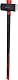 KS Tools 142.6501 Vorschlaghammer mit Fiberglasstiel, 5000g