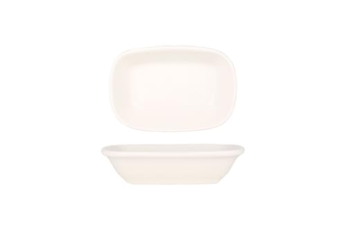 Bonna Placa de servicio - Gourmet - Porcelana - 12x8.5 cm - juego de 2