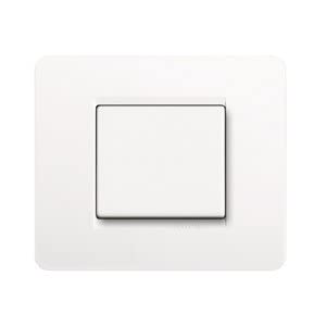 Bticino matix - Placa 2 módulos matix blanco