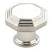 Emtek 86465US26 Emtek 86465 Transitional Heritage 1-1/4 Inch Geometric Cabinet Knob