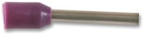 Multicomp Pro Terminal, Ferrule, Crimp, Purple, 26Awg - E0208-VIOLET