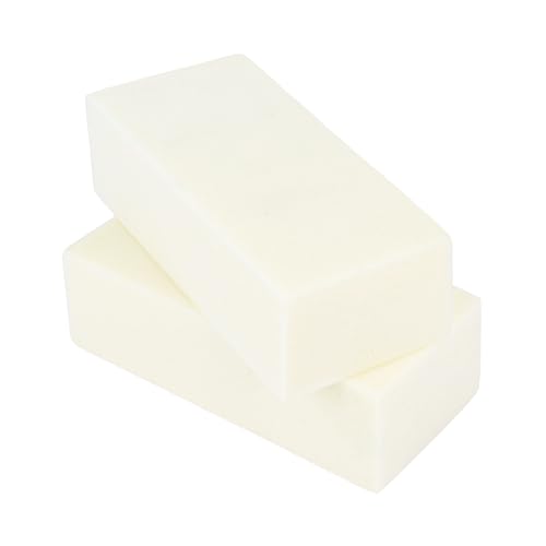 Nideen Lot de 2 blocs de mousse pour fleurs sèches (22,9 x 10,5 x 7 cm (L x l x H), blanc pour arrangement de fleurs artificielles, projets de bricolage