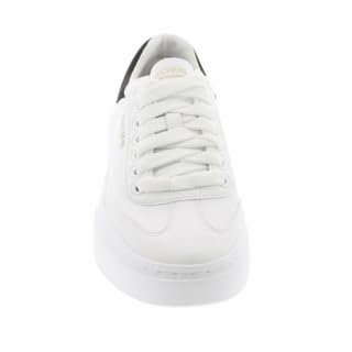 Skechers Cordova Classic Best Behavior pour Femme, Duraleather Blanc Garniture Noire, 37 EU