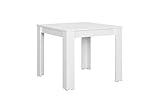 byLIVING Esstisch NEPAL / Moderner Küchentisch in Weiß / Platzsparender Tisch / 80 x 80, H 75 cm