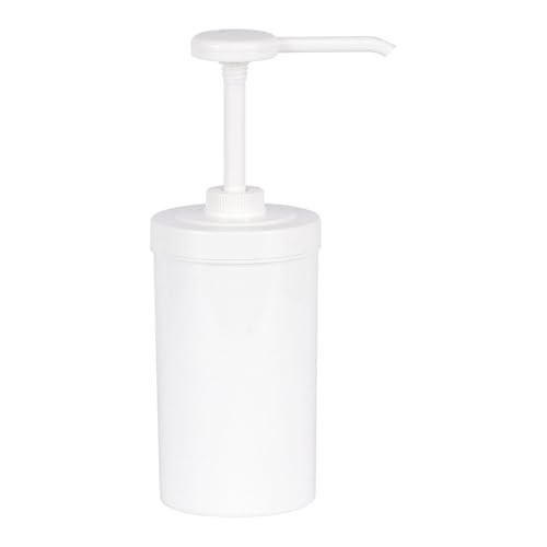 Qianly Saucenspender mit Ketchup Pumpe 1000 Ml für Den Einsatz zu Hause, 30 cm³