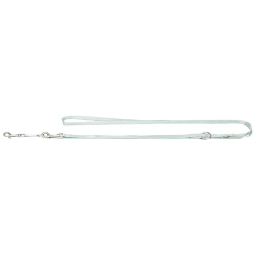 TRIXIE Junior Welpen-Softgeschirr mit Leine Größe S–M: Brustumfang 26–34 cm/10 mm in mint - gepolstertes anpassbares Hundegeschirr mit 3fach verstellbarer Leine für kleine Hunde, 15565