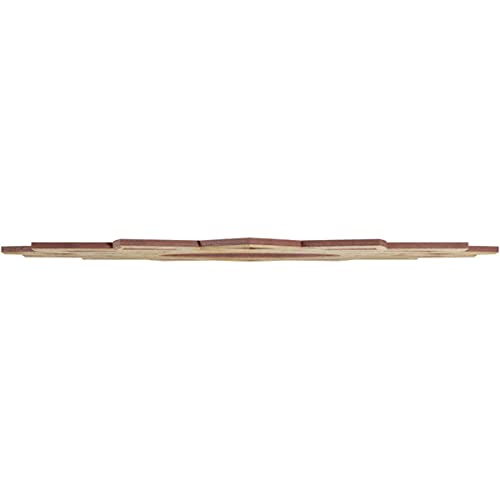 Image of Ekena Millwork 16 inchOD x 6 1 /8 inchID x 3 /8 inchT Eleanor Wood Fretwork Pierced Ceiling Medallion, Hickory