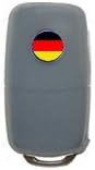 Clear Remote Flip Key FOB Silicone Case Cover for VW Volkswagen New