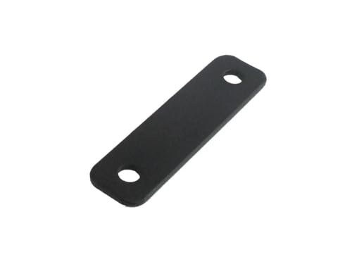 Support éclairage denali plat en acier usiné finition noire