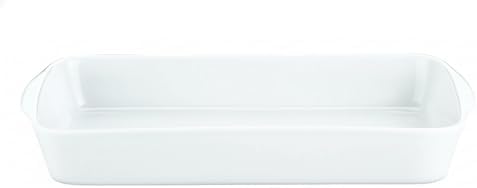 Pillivuyt Porcelain Small 3-Cup, 9-1/2-by-5-Inch Rectangular Bake...