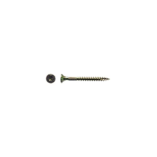 Big Timber 1YTX8134#8 by 1-3/4-inch T-20-drive bit Gold Star Flat Head Interior Screws,(172 per Box)