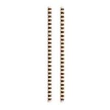 Dobla Mikado Stripe White/Dark Chocolate Sticks, 5.9" Long, 200 Count, Made with Finest Belgian Chocolate